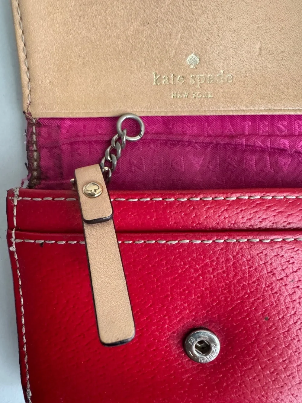 Kate Spade Red Wallet Small